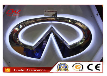 Acrylic Aluminum Stainless Frontlit 3D Car Logo / Branded Car Names
