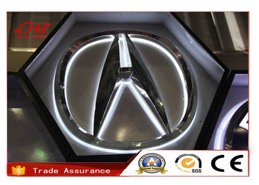 Acrylic Aluminum Stainless Frontlit 3D Car Logo / Branded Car Names